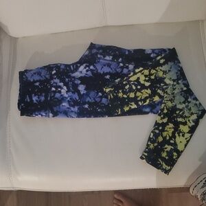 Stylish Blue and Yellow Women's Pants